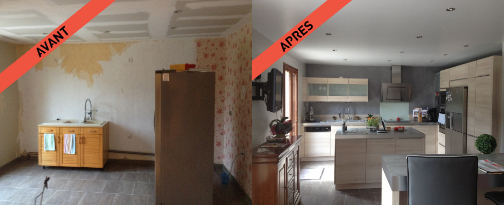 Rénovation murs et plafond